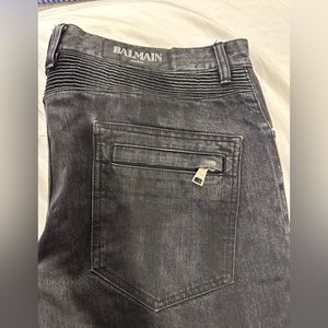 Balmain biker denim